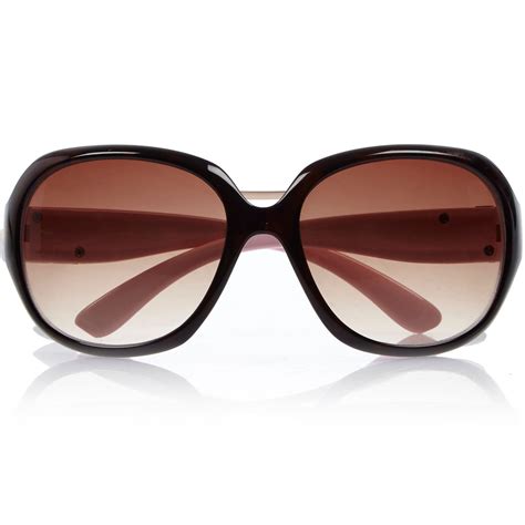 river island sunglasses pink.